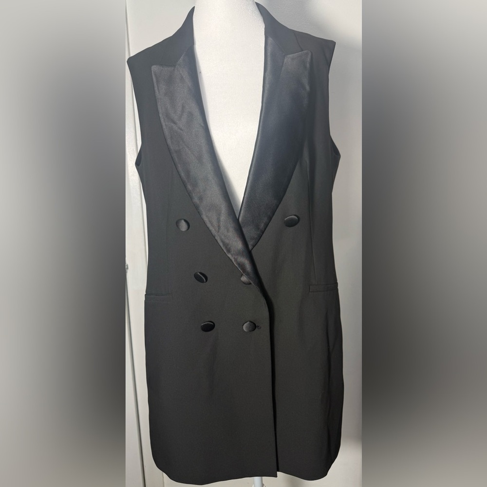 Zara Basic Black Blazer - image 8